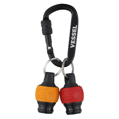 Ball Grip Pair Bit Holders Red/Yellow