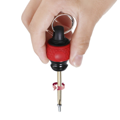 Ball Grip QB-22R Bit Holder Red